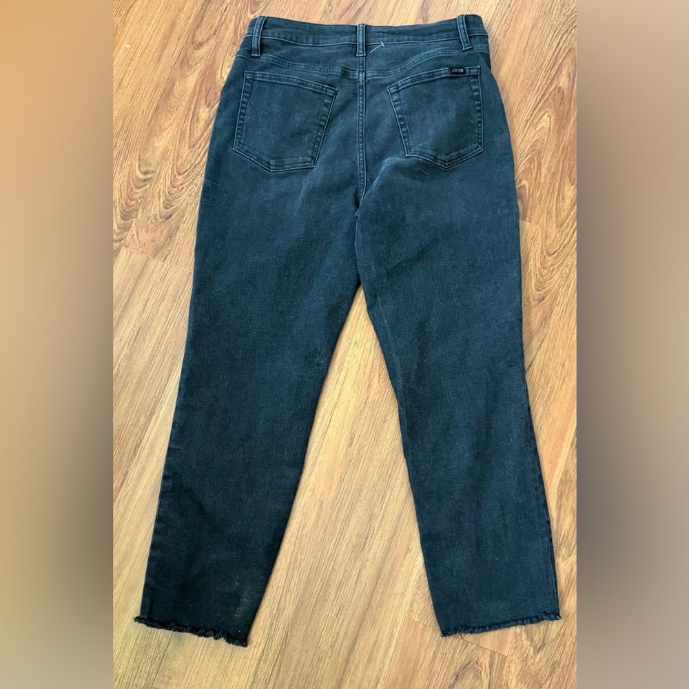 Joe’s Black The OG Straight Ankle Avery Woman’s Jeans Size 30 Raw Hem Button Fly - Picture 5 of 8